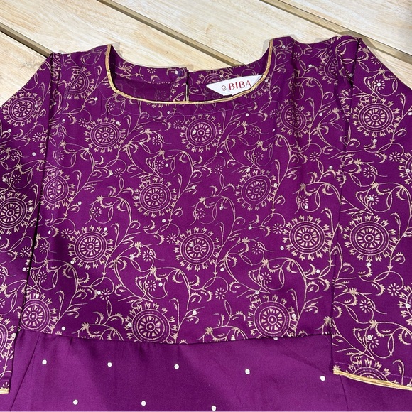 BIBA flair suit with plazo - Picture 3 of 5